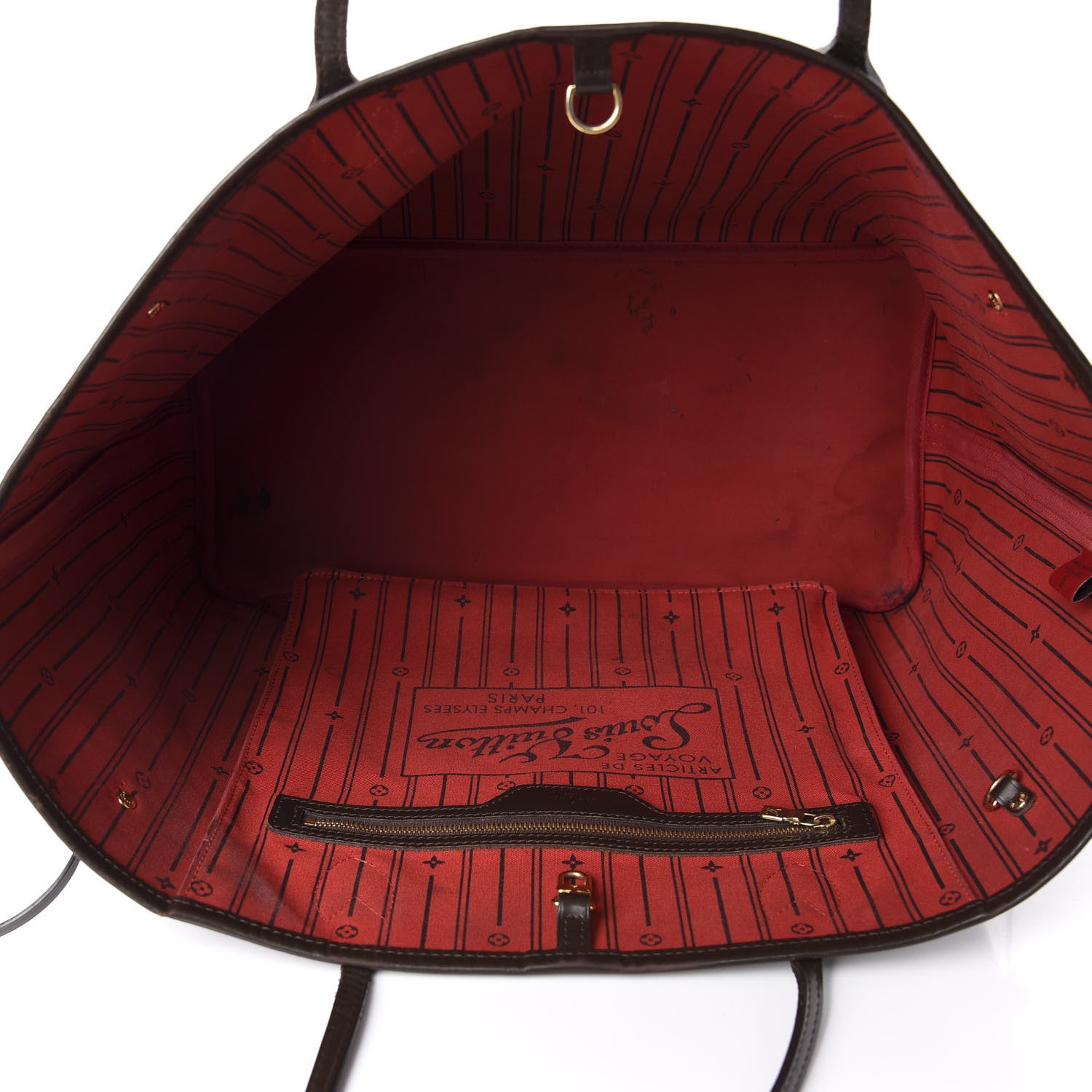 Louis Vuitton Damier Ebene Neverfull GM 5 of 21