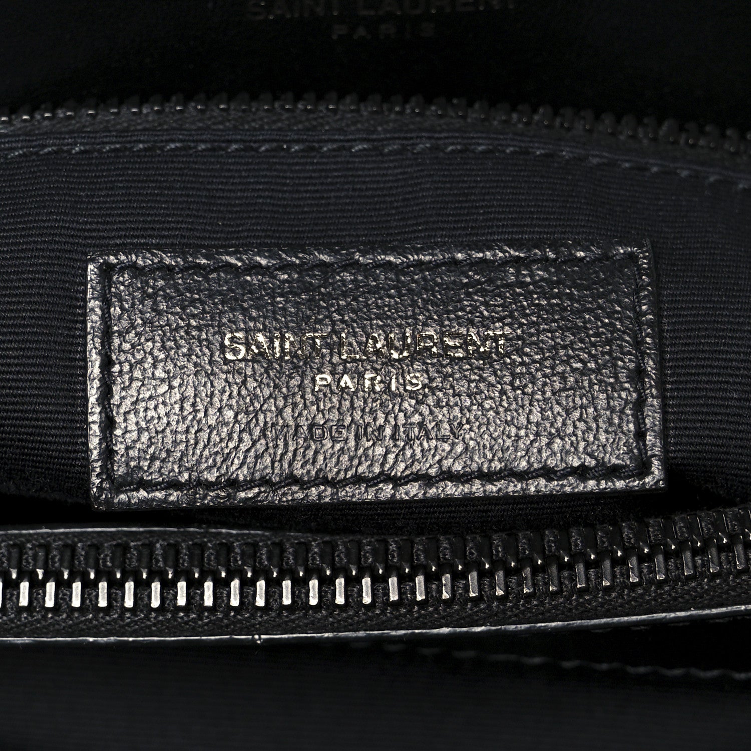Saint Laurent Calfskin Y Quilted Monogram Monochrome Medium Loulou Chain Satchel Black 7 of 11