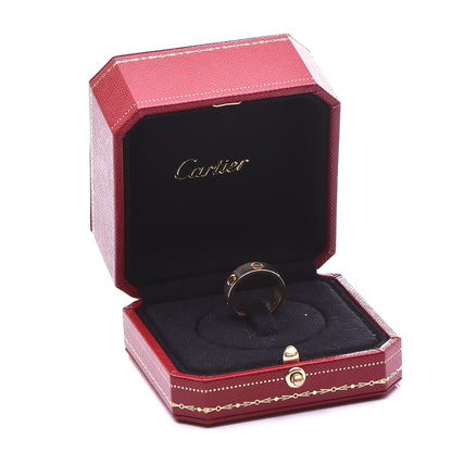Cartier 18K Gold 5.5mm LOVE Ring 51 5.75 5 of 5