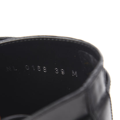 Louis Vuitton Calfskin Wonderland Ranger Flowers Boots 39 Black 8 of 8