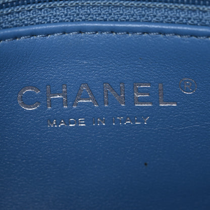 Chanel Denim Quilted Camellia Sweetheart Mini Flap Blue 7 of 10
