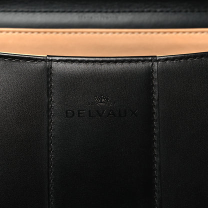 Delvaux Calfskin MM L'Humour Brillant Satchel Black 6 of 11