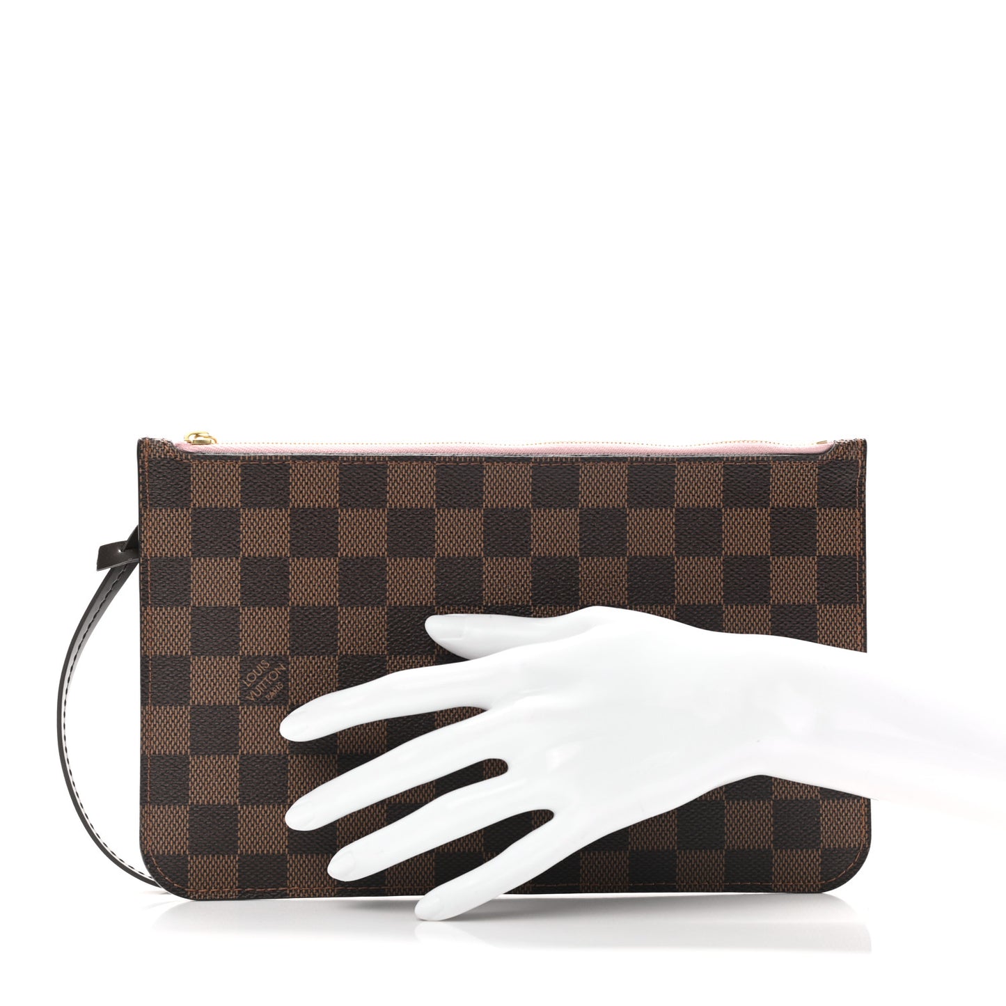 Damier Ebene Neverfull MM GM Pochette Rose Ballerine