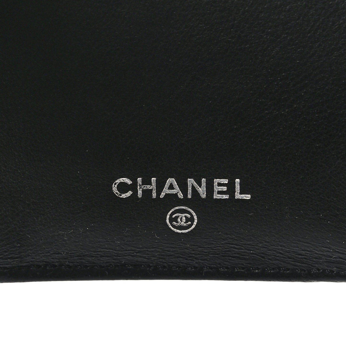 Lambskin Quilted Large Flap Wallet Black