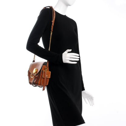 Chloe Calfskin Suede Small Jodie Camera Bag Caramel 2 of 7