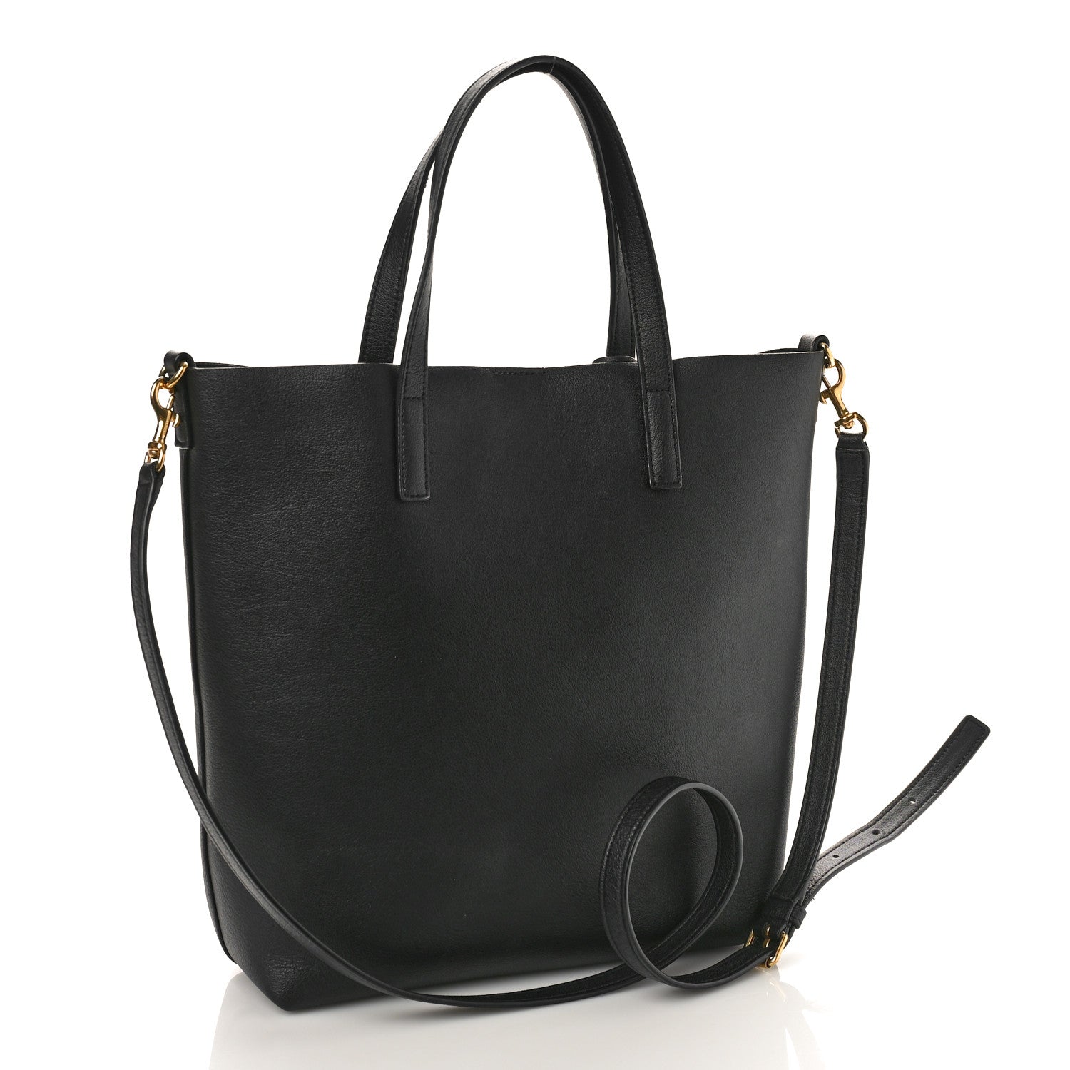 Saint Laurent Calfskin Toy Shopping Tote Black 2 of 10