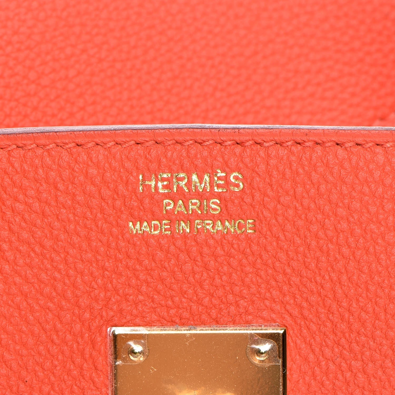 Hermes Togo Birkin 35 Capucine 13 of 27