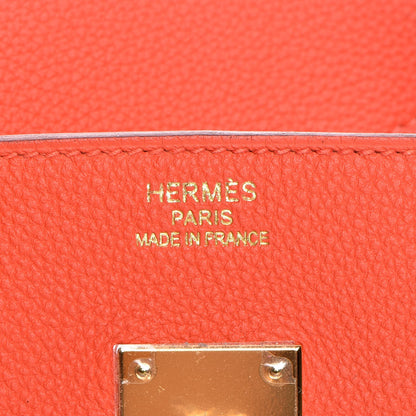 Hermes Togo Birkin 35 Capucine 13 of 27