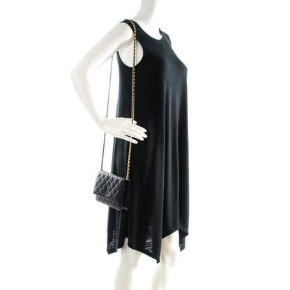 Chanel Caviar Quilted Wallet On Chain WOC Black 2 of 8