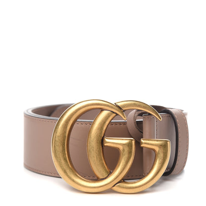 Gucci Calfskin Double G 40mm Belt 80 32 Porcelain Rose 1 of 6