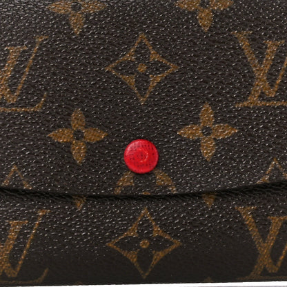 Louis Vuitton Monogram Emilie Wallet Rouge 8 of 13
