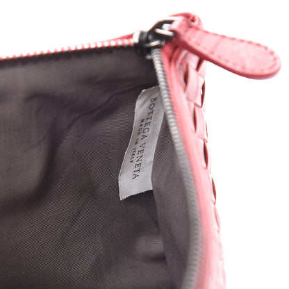 Bottega Veneta Nappa Intrecciato Medium Zip Pouch Fraise 6 of 8
