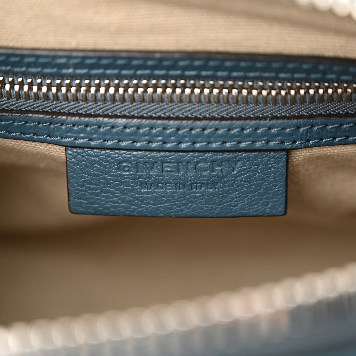Givenchy Sugar Goatskin Mini Antigona Mineral Blue 6 of 11