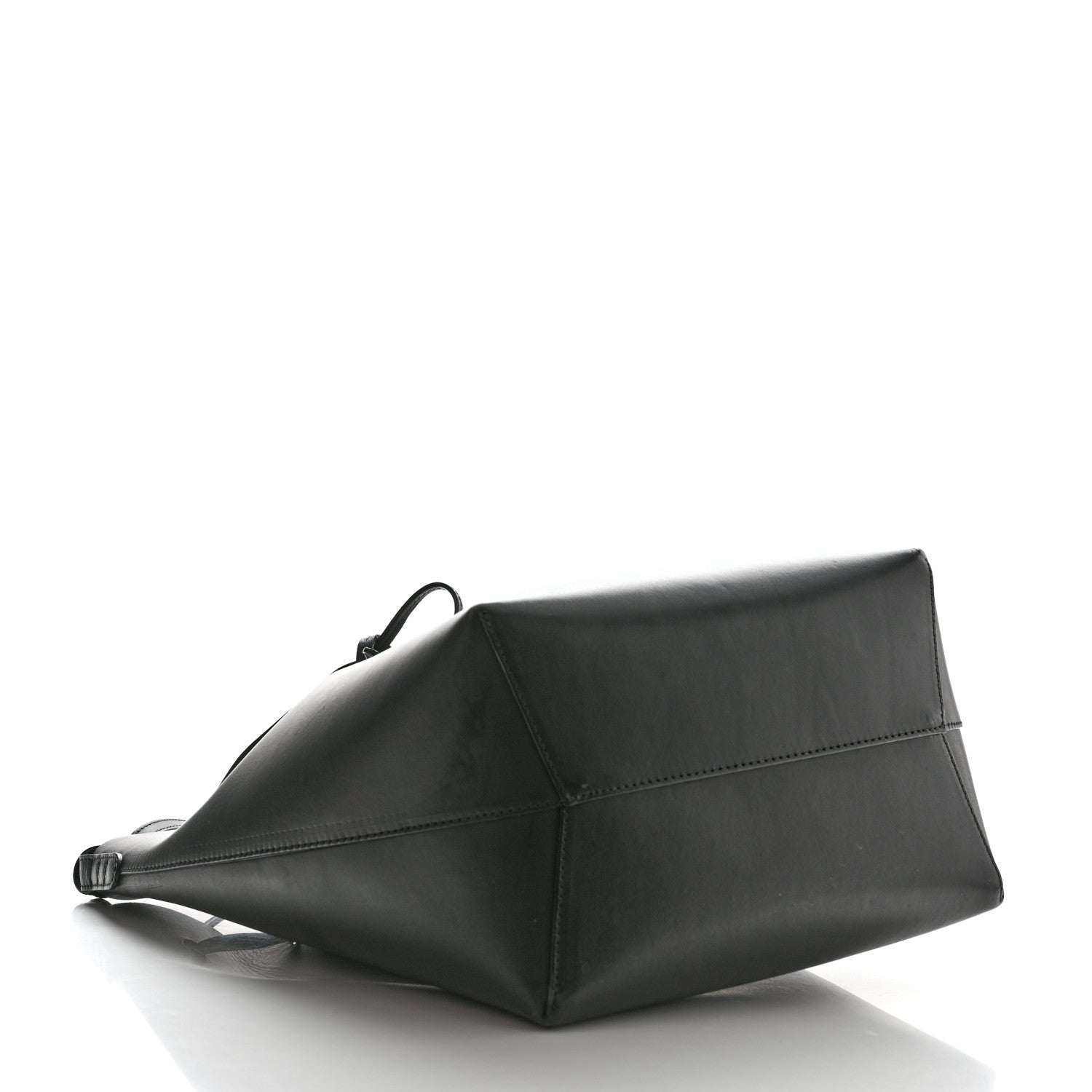 Mansur Gavriel Vegetable Tanned Calfskin Bucket Bag Black Flamma 5 of 15