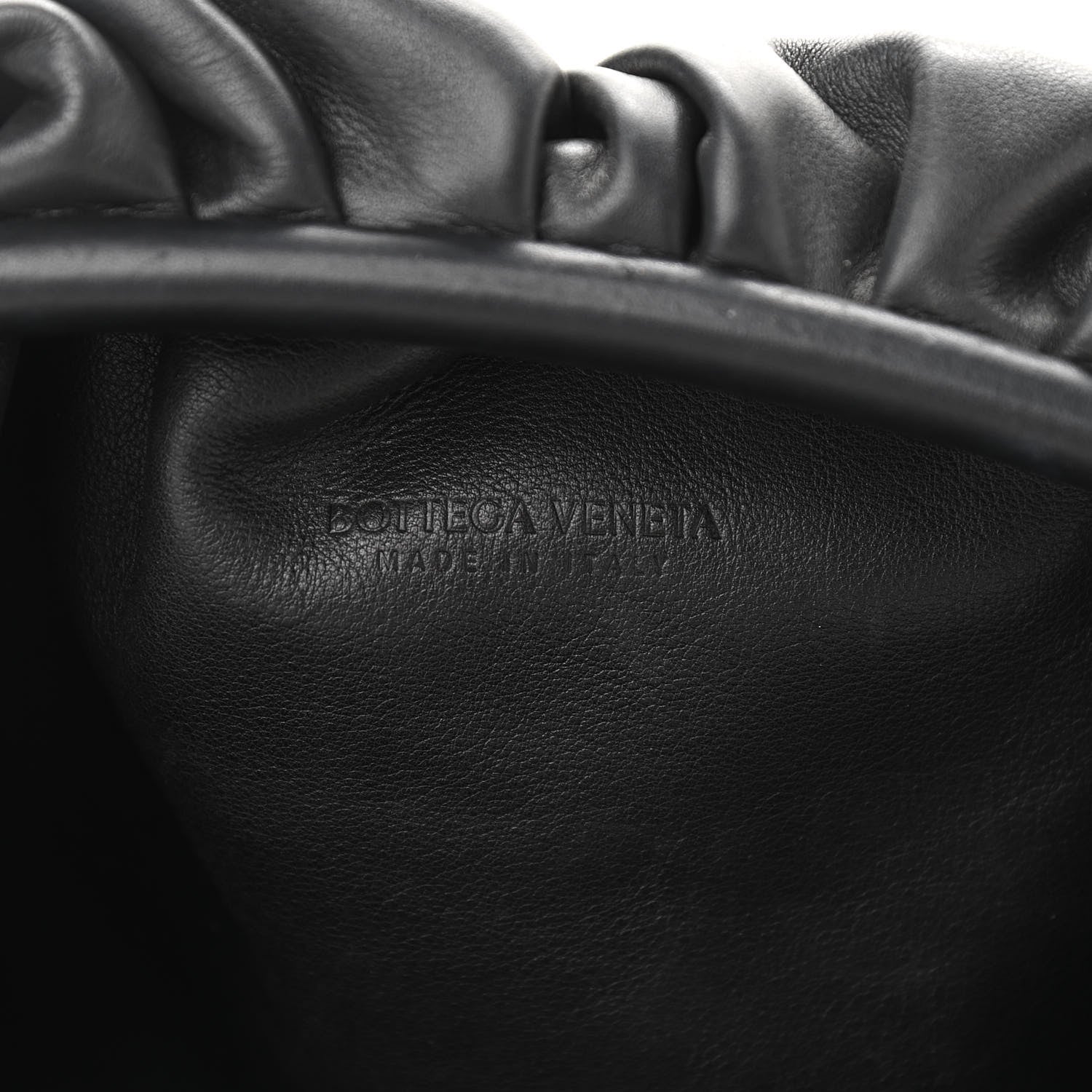 Bottega Veneta Smooth Butter Calf The Pouch Oversized Clutch Black 6 of 10