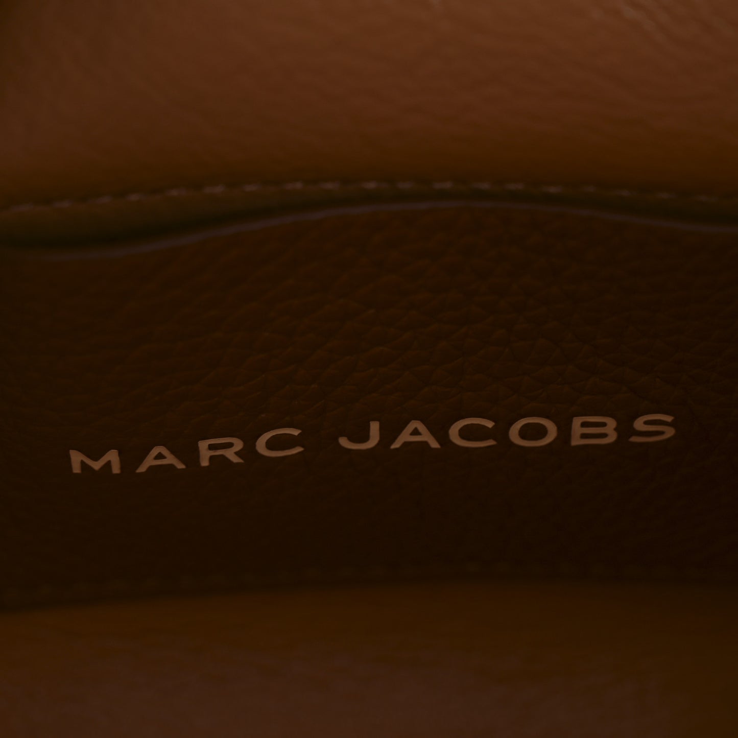 Grained Calfskin Mini The Bucket Bag Argan Oil