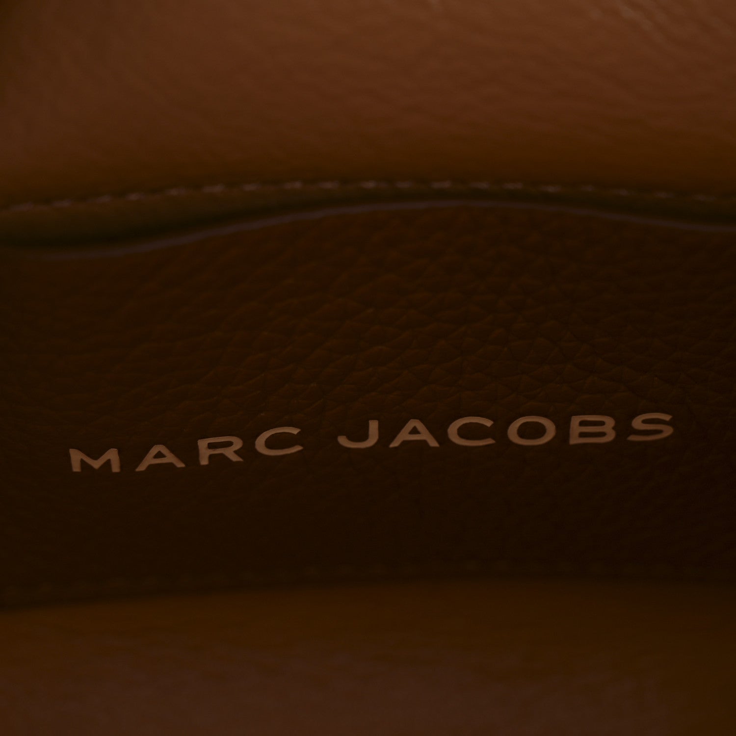 Marc Jacobs Grained Calfskin Mini The Bucket Bag Argan Oil 6 of 14