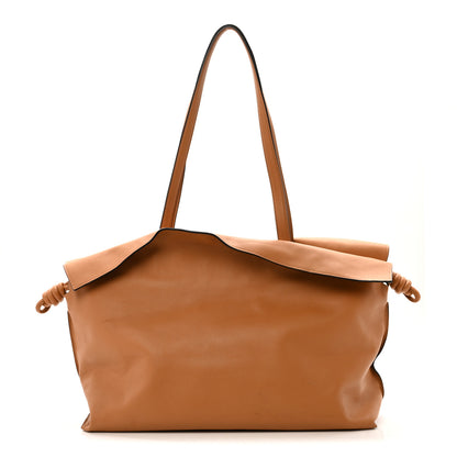 Loewe Calfskin Flamenco Knot XL Shoulder Bag Warm Desert 1 of 15
