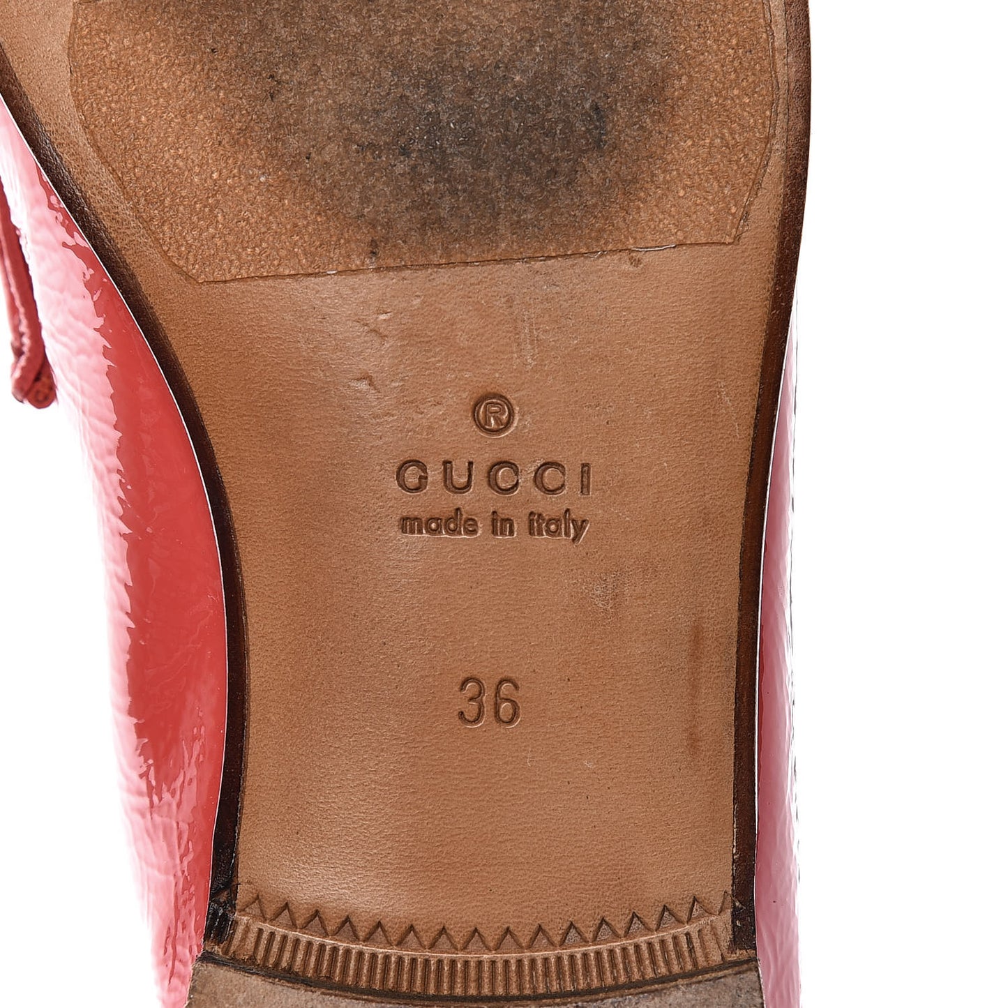 Patent Womens 1953 Horsebit Loafers 36 Coral