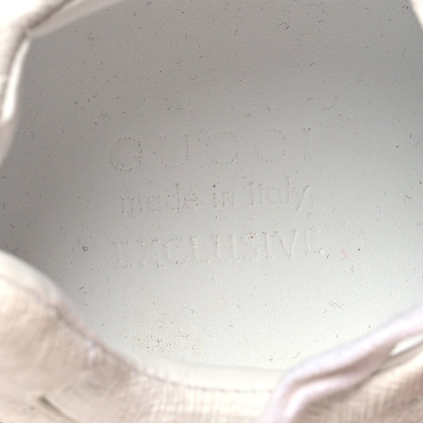 GG Supreme Monogram Womens Rhyton Sneakers 35.5 White