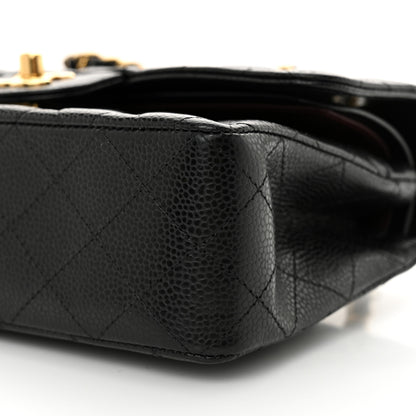 Chanel Caviar Quilted Small Double Flap Black 10 of 10