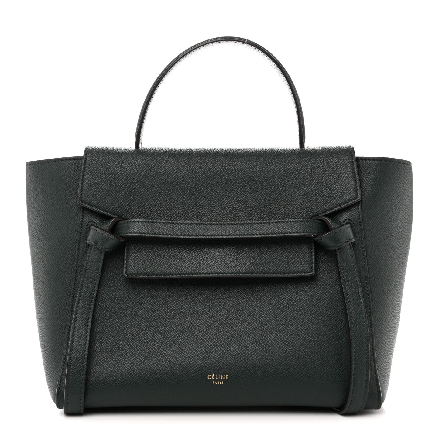 Grained Calfskin Micro Belt Bag Amazone