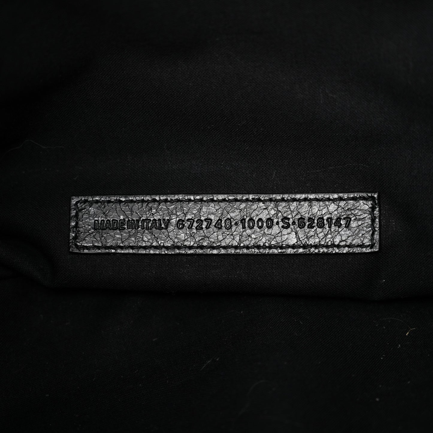 Agneau Arena Large Le Cagole Shoulder Bag Black