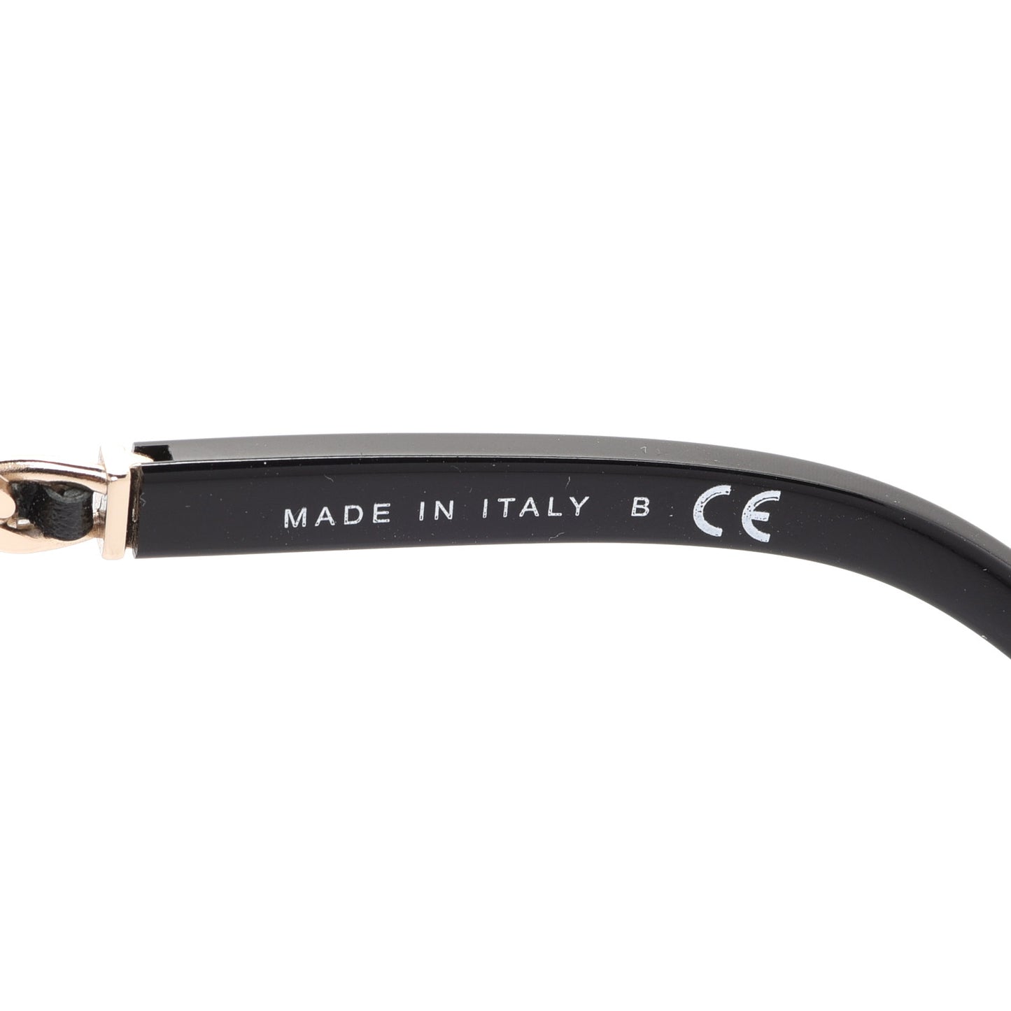 Lambskin Square Chain Sunglasses 5210-Q Black