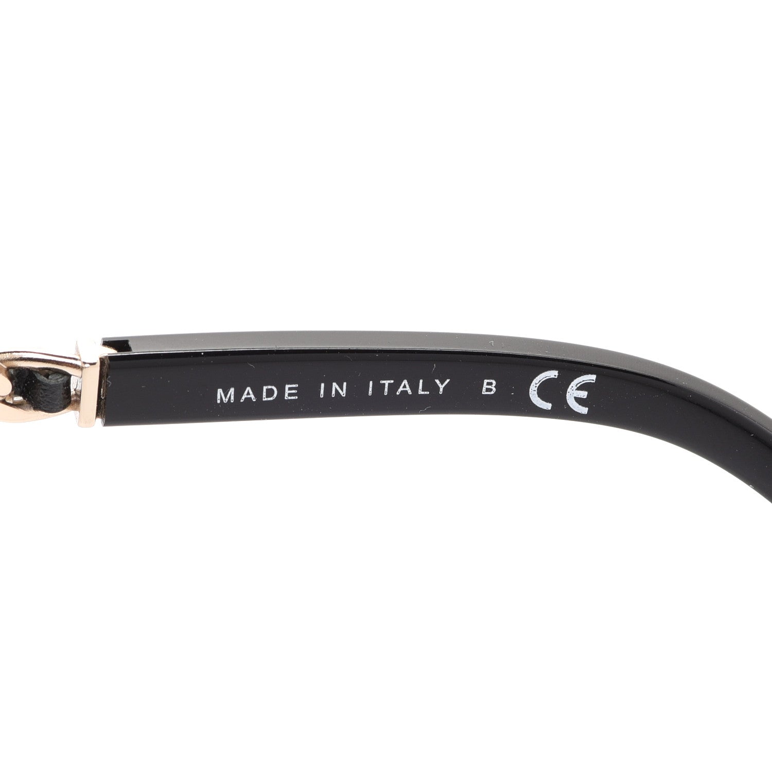 Chanel Lambskin Square Chain Sunglasses 5210-Q Black 5 of 6