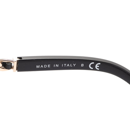 Chanel Lambskin Square Chain Sunglasses 5210-Q Black 5 of 6
