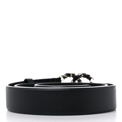 Chanel Lambskin CC Chain Belt 85 34 Black 2 of 4