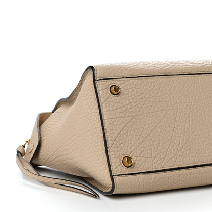 Celine Bullhide Calfskin Small Ring Bag Milky Beige 7 of 8