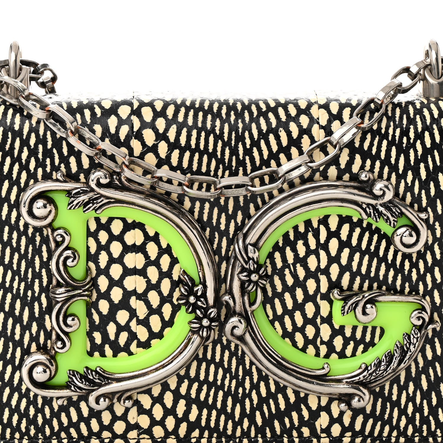 Dolce & Gabbana Printed Elaphe DG Girls Shoulder Bag Multicolor 7 of 9