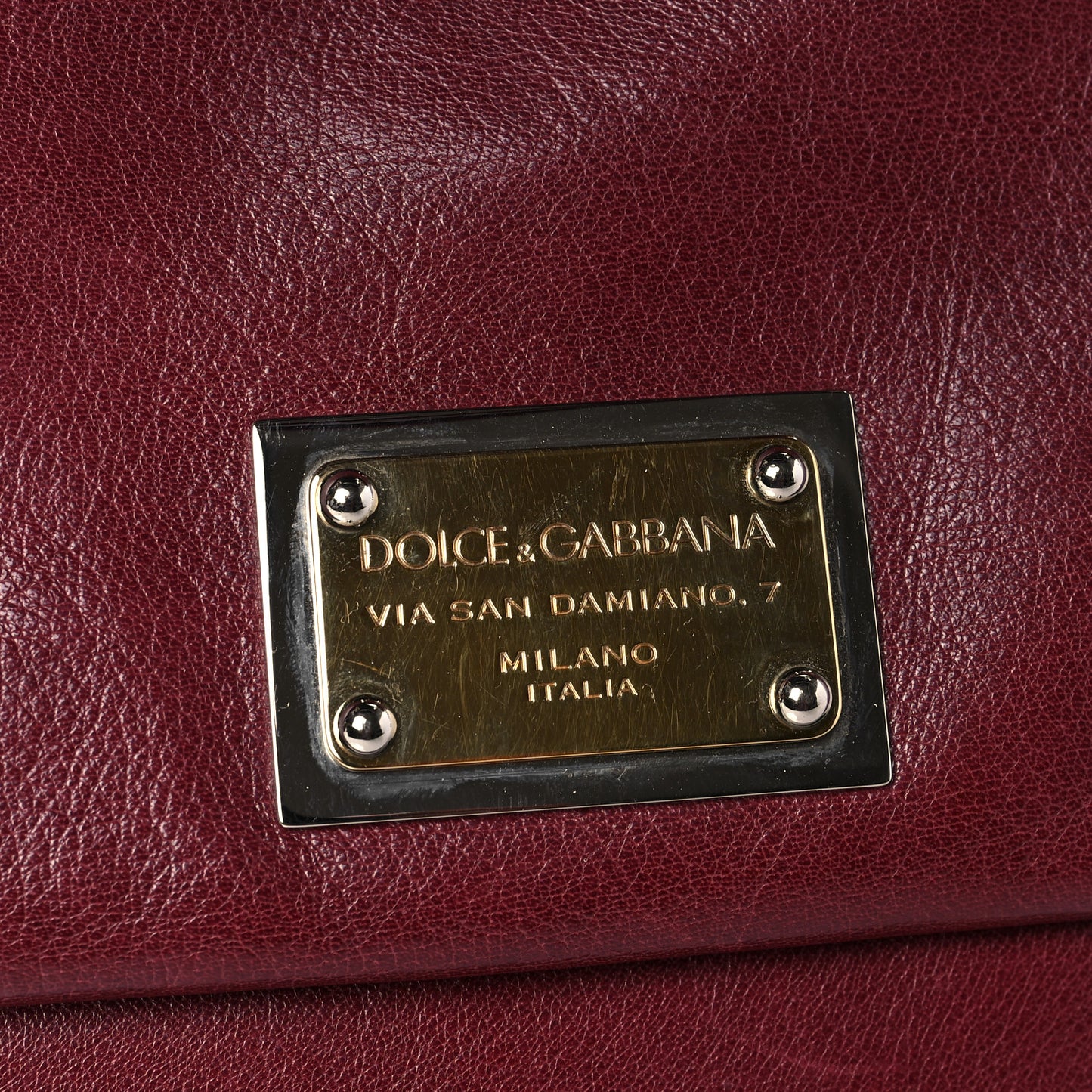 Dauphine Large Miss Sicily Satchel Burgundy