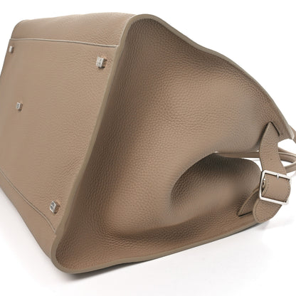 The Row Matte Grained Calfskin Soft Margaux 17 Dark Taupe 9 of 9