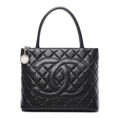 Chanel Caviar Quilted Medallion Tote Black 1 of 10