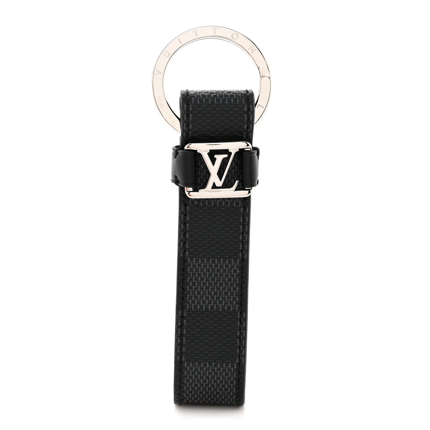 Damier Graphite LV Dragonne Key Holder