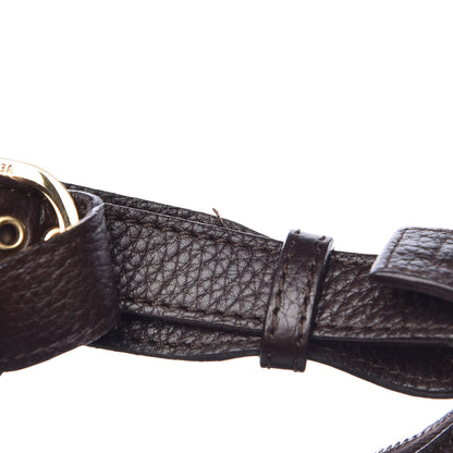 Versace Calfskin Shoulder Bag Brown 7 of 7