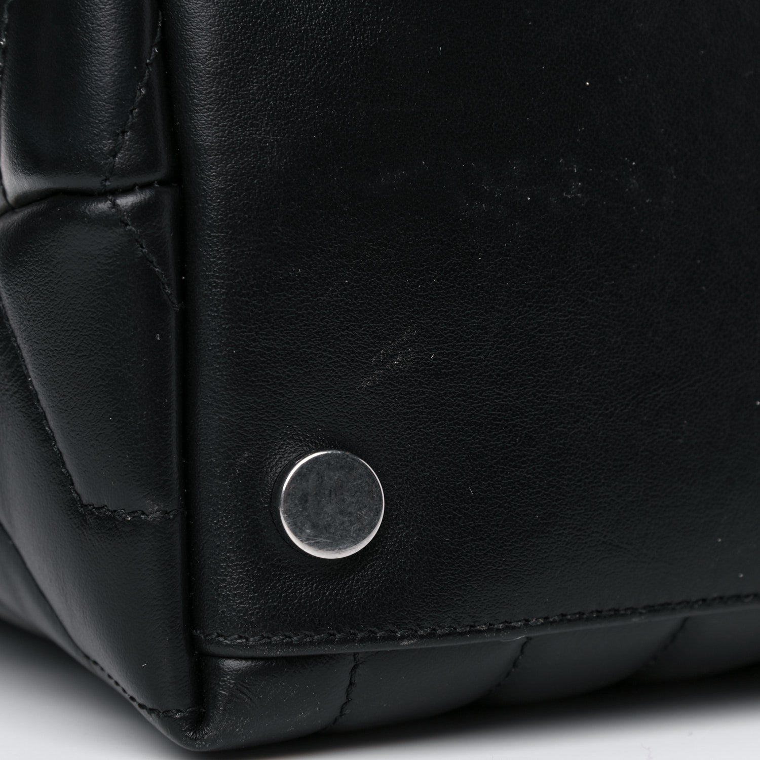 Saint Laurent Calfskin Y Quilted Monogram Large Loulou Chain Satchel Black 13 of 17