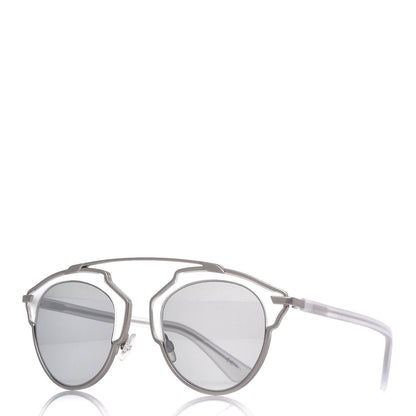 Christian Dior Mirrored So Real Sunglasses Matte Silver 1 of 9
