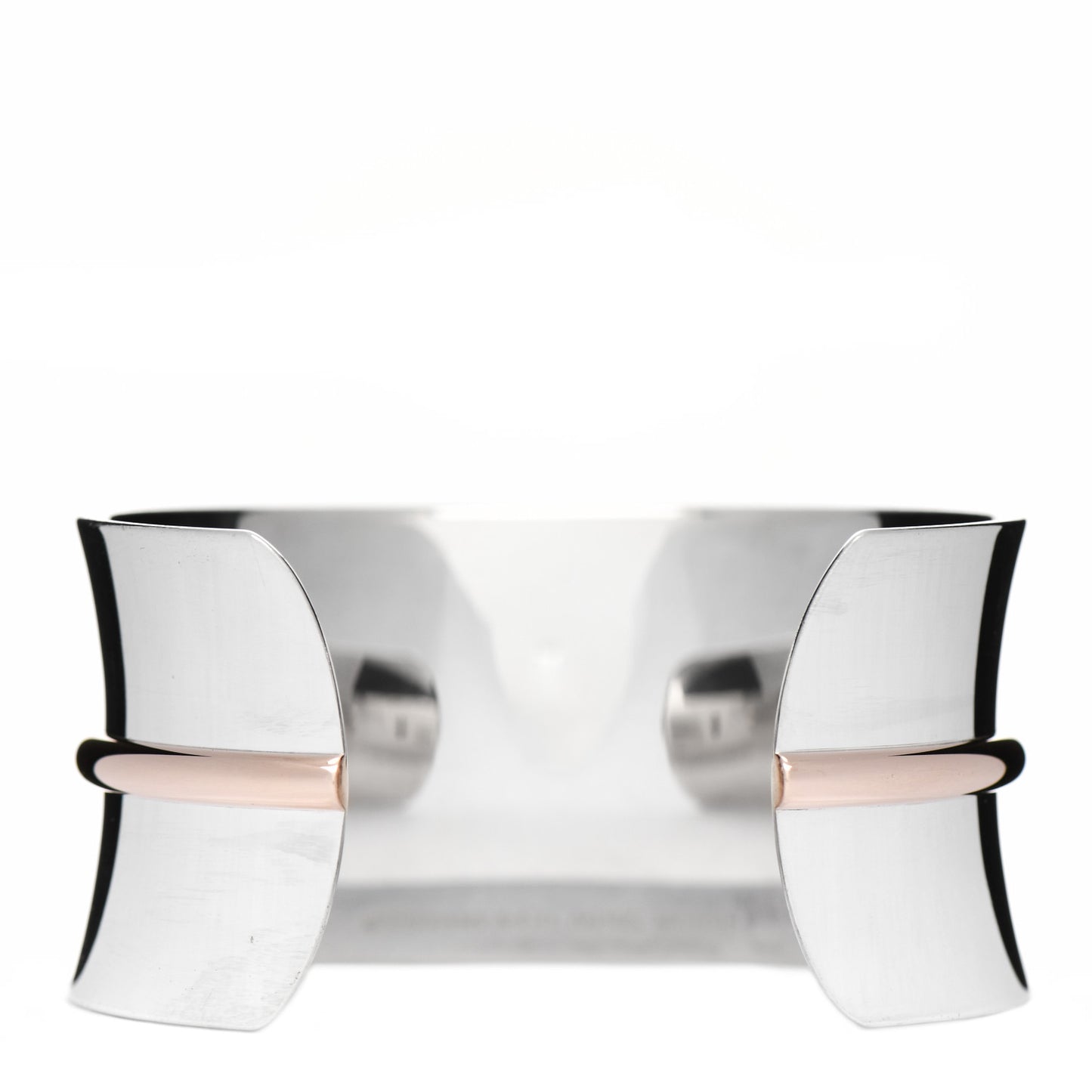 Sterling Silver Rubedo 1837 Wide Cuff Bracelet