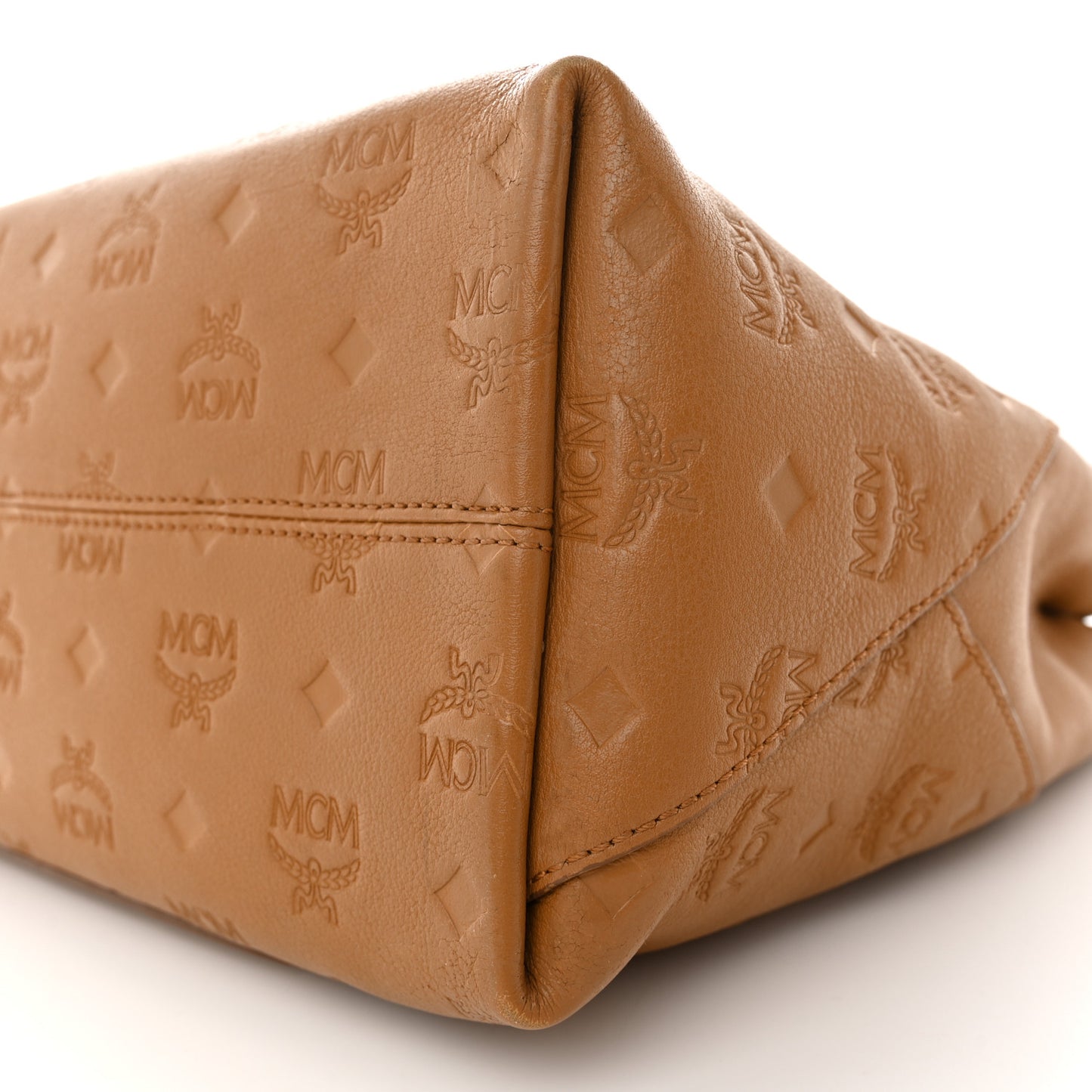 Calfskin Ottomar Monogram Medium Klara Hobo Cognac