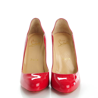 Christian Louboutin Patent Wawy Dolly 120 Pumps 36 Rosso 2 of 8