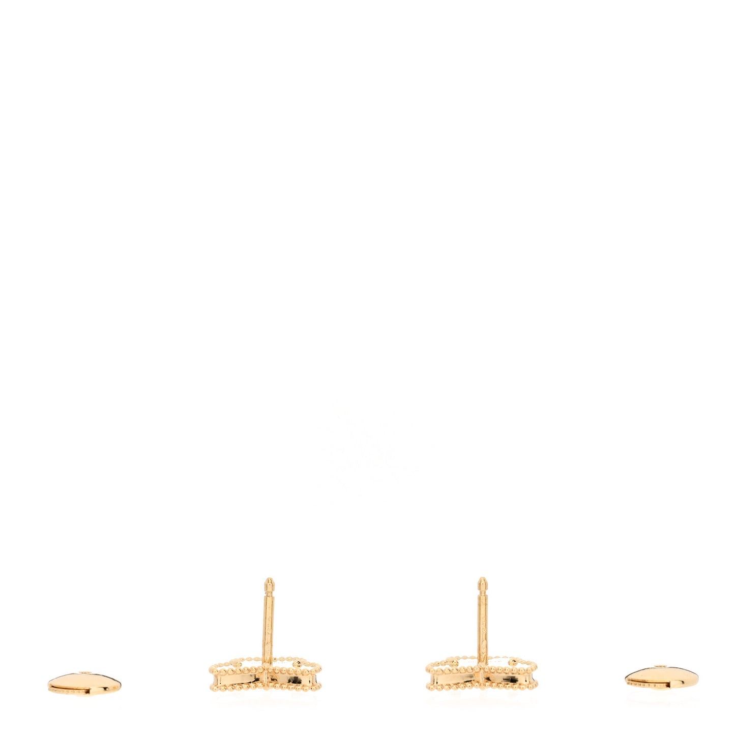 18K Yellow Gold Mother of Pearl Sweet Alhambra Butterfly Earrings