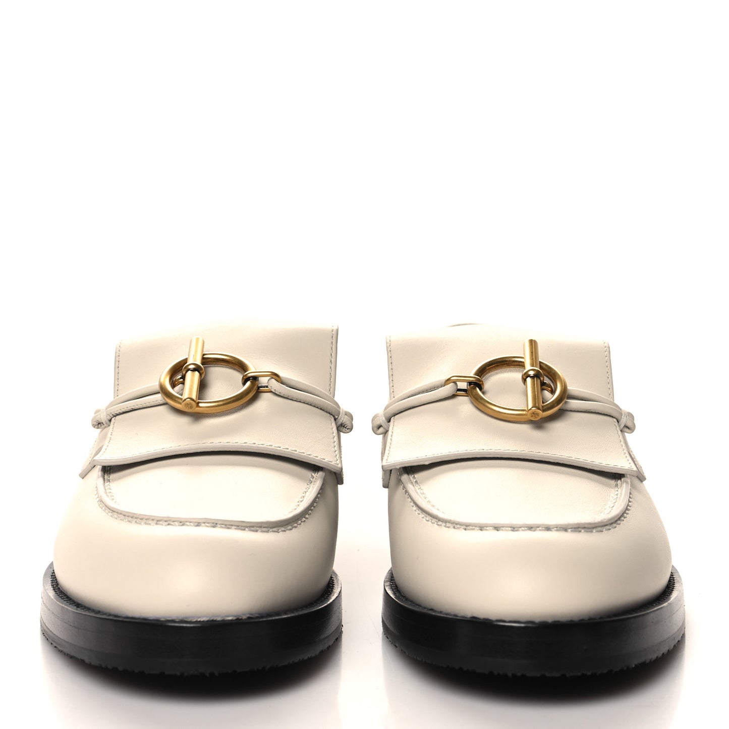 Calfskin Womens Impact Loafers 38 Blanc De Paris