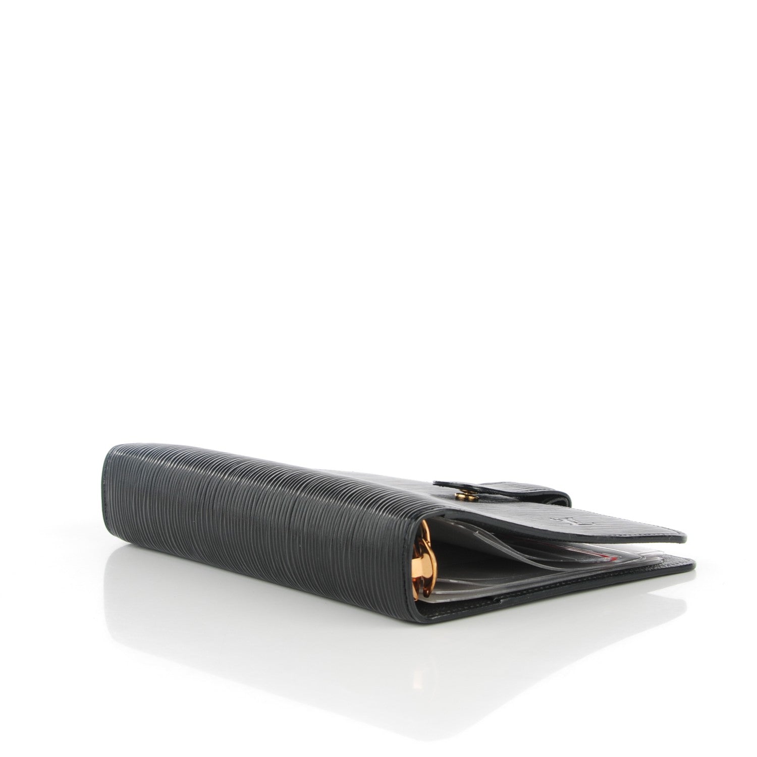 Louis Vuitton Epi Small Ring Agenda Cover Black 4 of 7