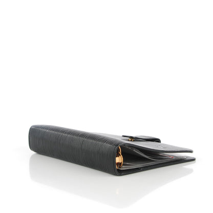 Louis Vuitton Epi Small Ring Agenda Cover Black 4 of 7