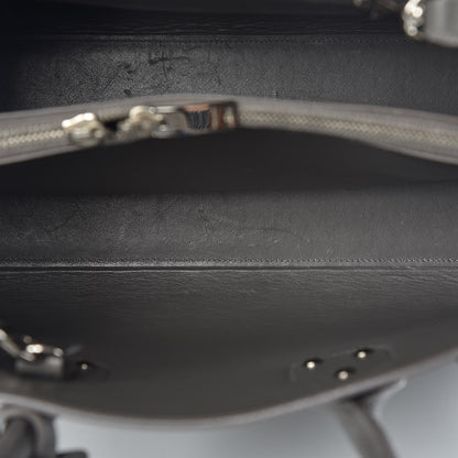 Saint Laurent Grained Calfskin Small Sac De Jour Fog 15 of 32