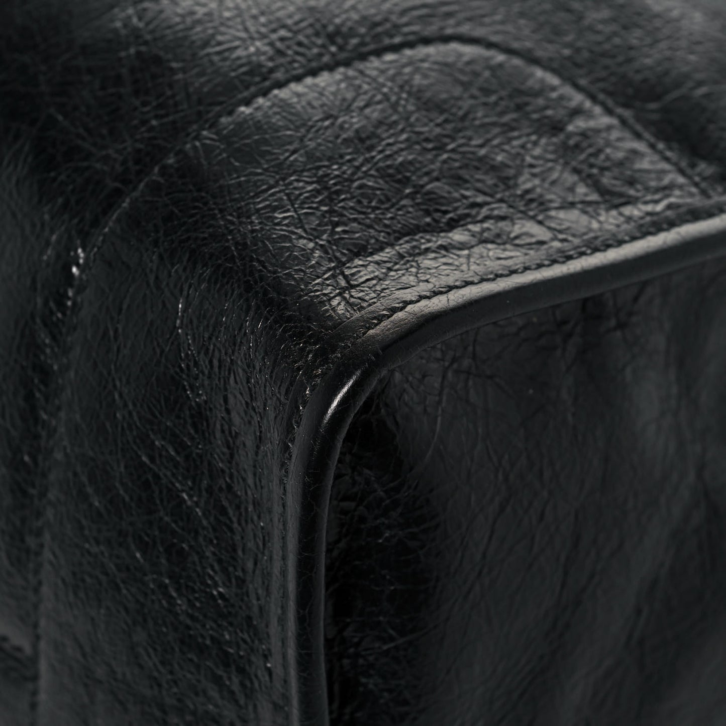 Fluffy Calfskin Morpheus Weekender Duffle Black