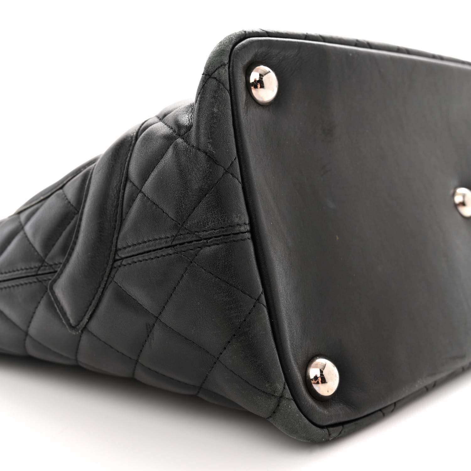 Chanel Calfskin Quilted Large Cambon Tote Black 9 of 25